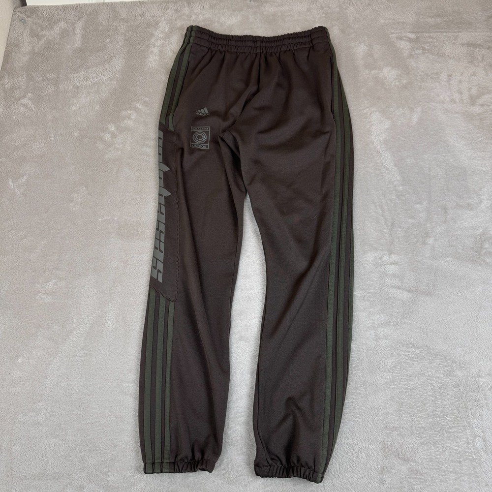 Adidas Calabasas Track Pants Womens‎ S Gray Preowned Activewear Running Sports
